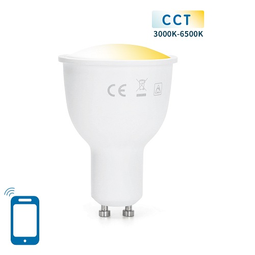 Żarówka LED SMART GU10 7W WI-FI CCT