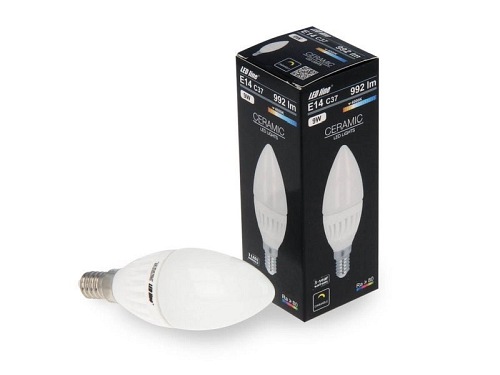 Żarówka LED line E14 230V 9W 992lm C37 4000K biała dzienna świeczka ściemnialna