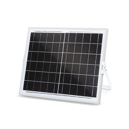 Halogen LED solarny 100W z pilotem Aigostar - biała zimna