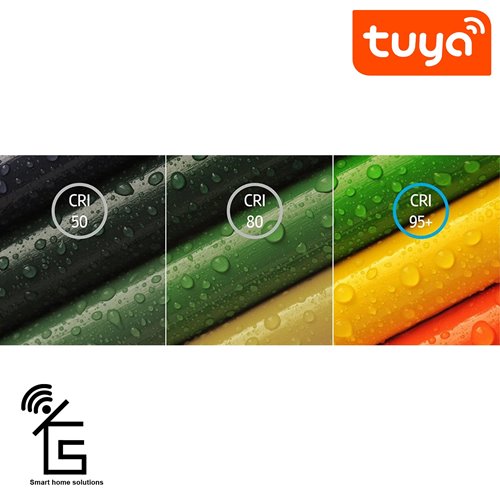 Reflektor magnetyczny biały Tuya Smart CCT 15W