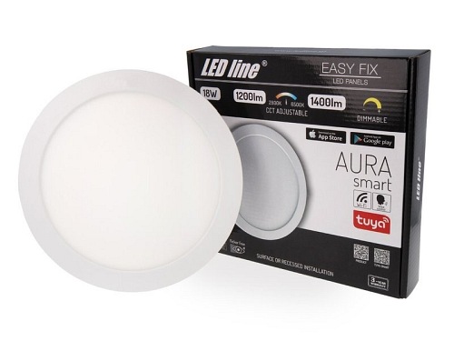 okrągły panel LED 18W easyfix cct