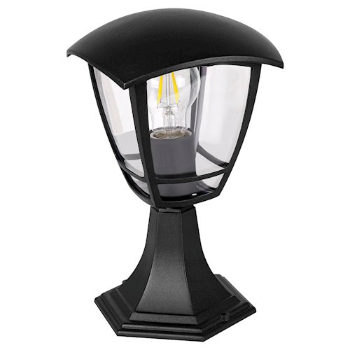 Lampa ogrodowa stojąca NIKO 1xE27 30cm czarny