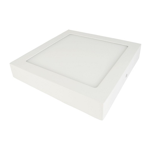Panel LED 18W kwadratowy, natynkowy marki ART - biała ciepła barwa światła