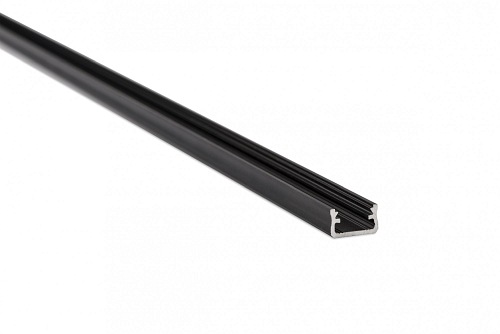 Profil aluminiowy typu A Lumines - napowierzchniowy czarny - 1m