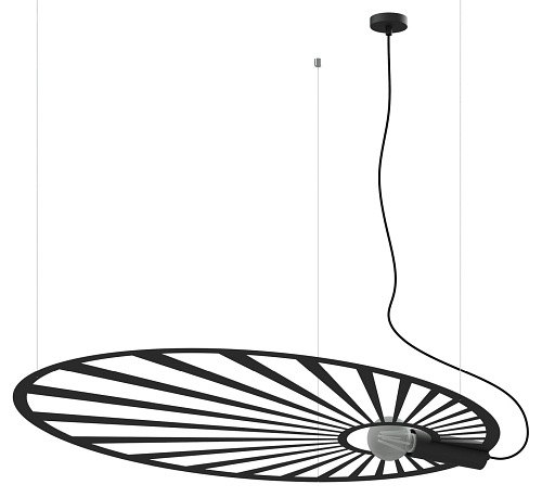 Lampa wisząca LEHDET czarna