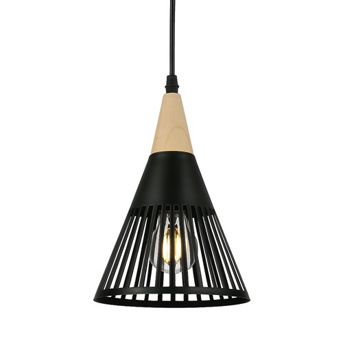 Lampa wisząca Yuna 1xE27 z dekoracyjnym kloszem