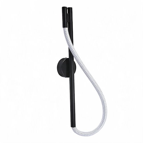 Kinkiet ścienny LED Serpente 12W CCT wężyk splot - czarny