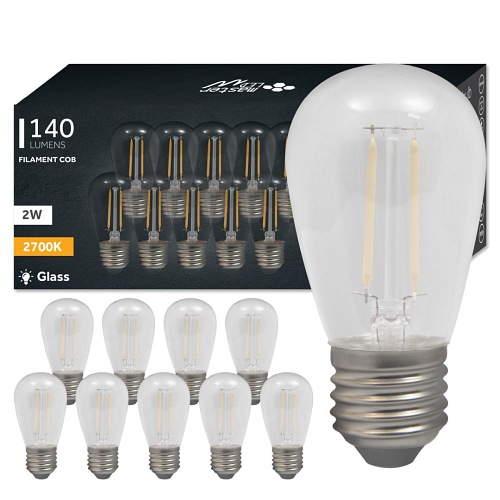 żarówka LED E27 2w filament