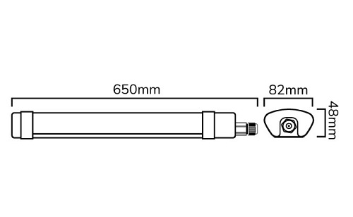 lampa hermetyczna led 60cm triproof