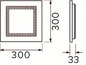 Panel LED 15W kwadratowy