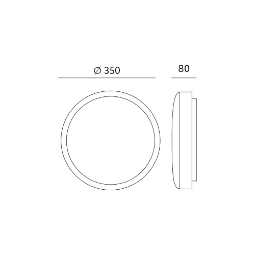 Plafon LED ZOE 24W PREMIUM Czarny - Neutralna