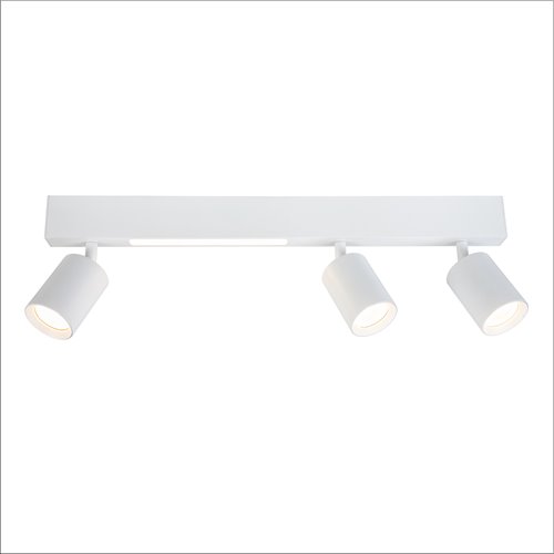 Kinkiet liniowy LED 5W + trzy reflektory GU10 - biały