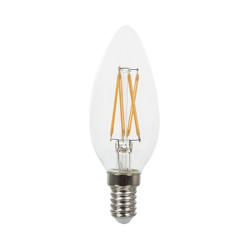 Żarówka LED V-TAC 4W Filament E14 Świeczka VT-1986 2700K 400lm