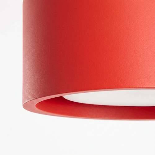 Lampa sufitowa tuba Modo 1xGx53 czerwona