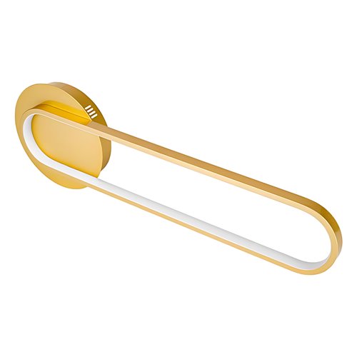 Kinkiet ścienny nowoczesny Goldi 18W 63cm złoty