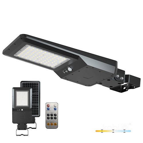 Lampa uliczna solarna z czujnikiem Street 40W 6000lm CCT