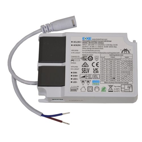 Zasilacz stałoprądowy ściemnialny 0-10V 40W 3-42V 600-1100mA