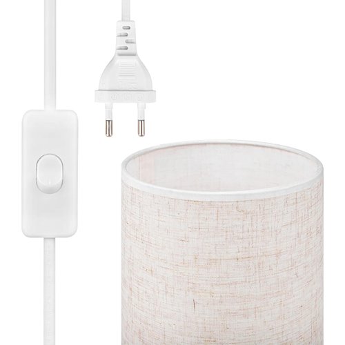 Lampa nocna Zelda E27 drewno i mleczny klosz