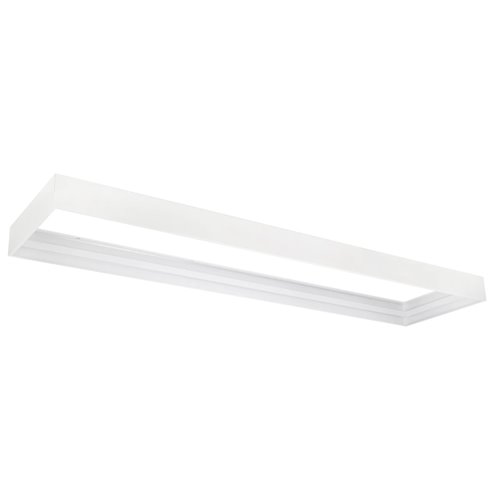 Ramka natynkowa biała 70mm do paneli LED 120x30