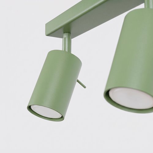Kinkiet listwa z reflektorami Ring 4xGU10 szałwiowy