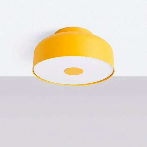 Lampa sufitowa okrągła Omiq 4xE27 żółta