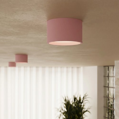 Lampa sufitowa tuba Modo 1xGx53 różowa
