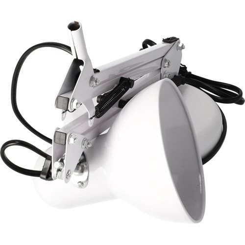 Lampka biurkowa kreślarska PIXI 1xE27 z klipsem biała