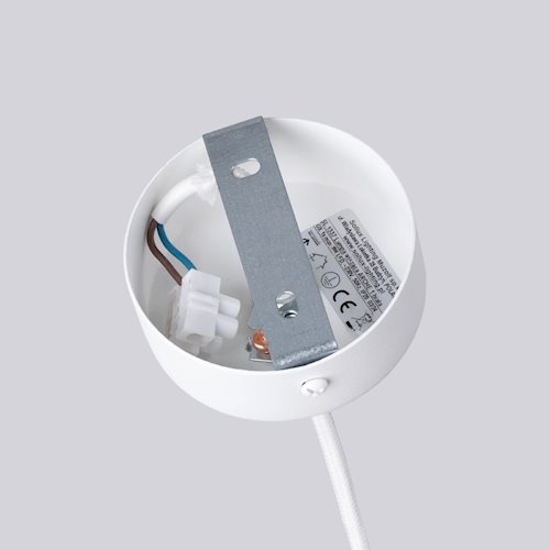 Lampa wisząca cienka tuba Arche 1xG9 biała
