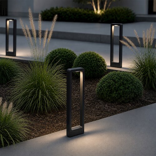 Lampa ogrodowa stojąca Infinity 60cm 10W CCT IP65 Czarna