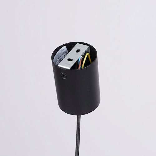 Lampa wisząca stożkowy klosz Nox 40cm 1xE27 czarna