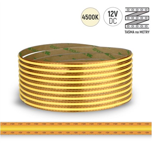 Taśma LED COB Free Cut 12V 10W 400 LED/m 4500K - 1 metr