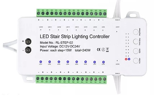 Sterownik schodowy Fala RL-STEP-02 z pilotem