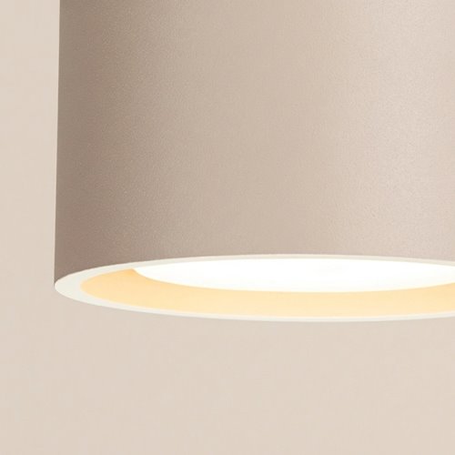 Lampa sufitowa podwójna tuba Modo 2xGx53 taupe