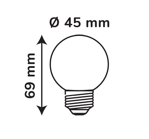 żarówka LED E27 1w