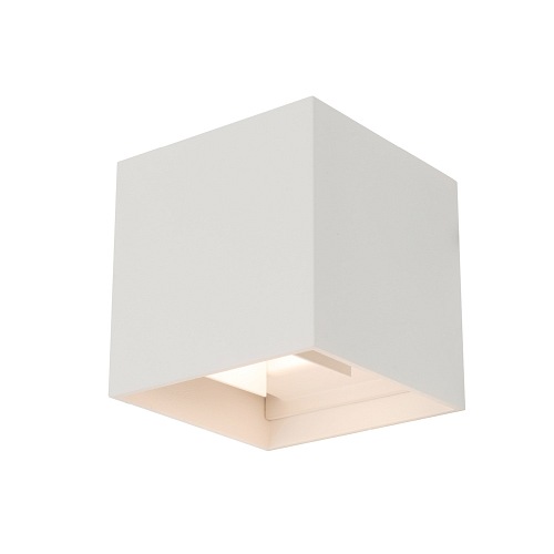Kinkiet ogrodowy LED RIKO 2x4W Biały - Biała Ciepła