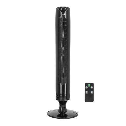 Wentylator kolumnowy Windstar 40W 91cm z pilotem - czarny
