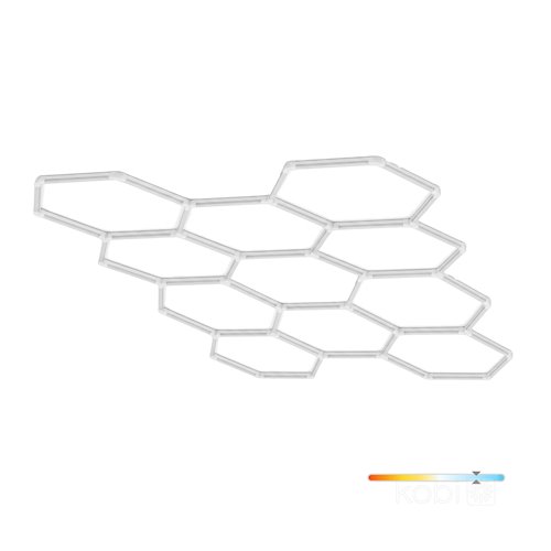 Lampa LED Hexagon Line 513W 51300lm 300×516cm 6500K