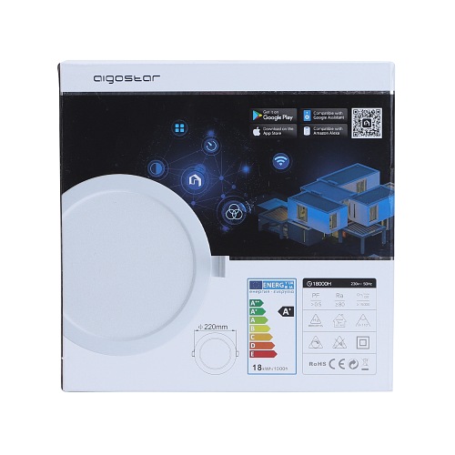 Panel LED SMART Wi-Fi 18W okrągły CCT 3000-6500K