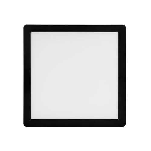 Panel LED o mocy 16W okrągły, podtynkowy, szklany z serii GLASS - biała  ciepła