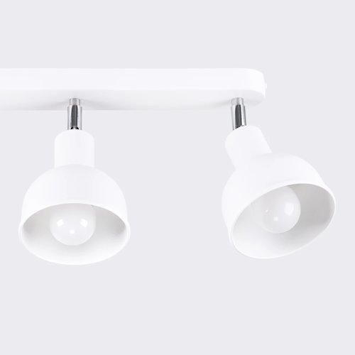 Lampa sufitowa z reflektorami Elba 3xE27 biała