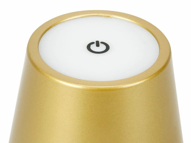 Lampa stołowa LED 4w1 3,5W 400lm CCT złota 2x2000mAh