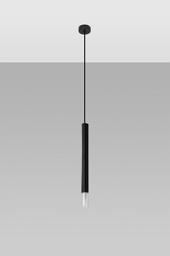 Lampa wisząca punktowa WEZYR 1 czarna 1xG9