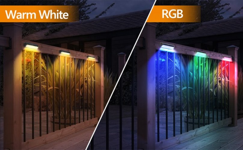 Lampa elewacyjna solarna LED Colour RGBWW
