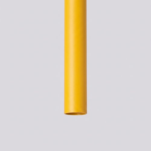 Lampa wisząca podwójna tuba Pastelo 2xG9 okrągła żółta