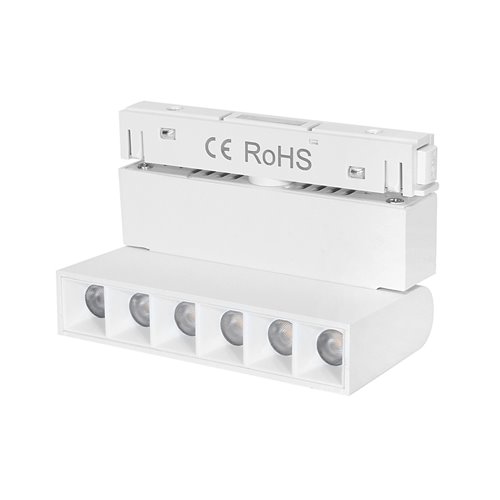 Reflektor magnetyczny Biały 1-fazowy Low 6W 4000K