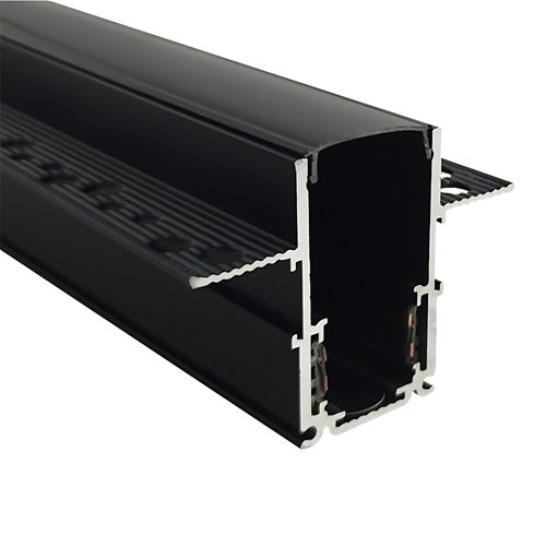 Szyna magnetyczna F-LINE gips-karton 12,5mm czarna - 3 metry