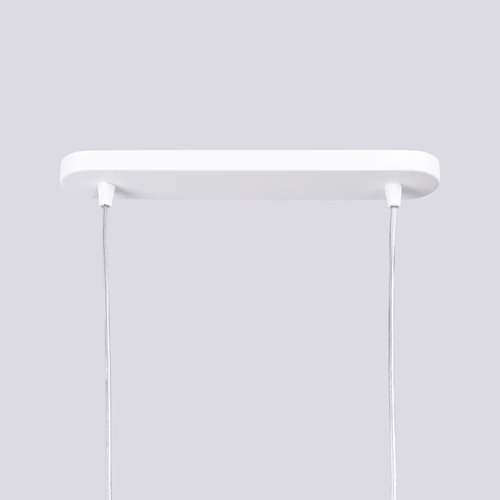 Lampa wisząca podwójna Lami 2xGU10 listwa biała