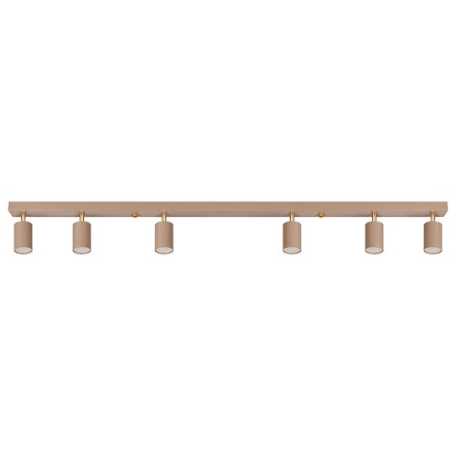 Listwa sufitowa 120cm z reflektorami Bueno 6xGU10 beżowa