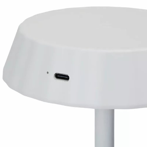Lampka stołowa LED dotykowa 2,4W z akumulatorem biała