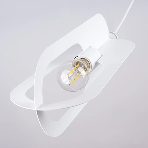 Lampa wisząca nowoczesna Nicus 1xE27 biała